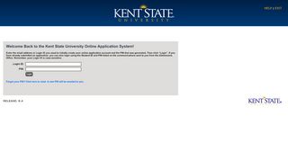 
                            6. Admissions Login - Kent State University