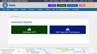 
                            8. Admissions Navigation | NUML