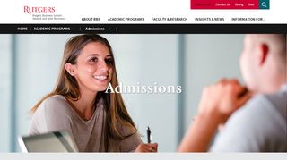 
                            1. Admissions | Rutgers Business School-Newark and New Brunswick