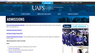 
                            4. admissions.uafs.edu