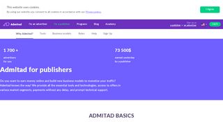 
                            2. Admitad for publishers: earn money with the affiliate network