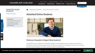 
                            4. Admitted Students | Champlain College Online