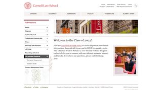 
                            7. Admitted Students - Cornell Law School