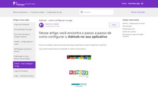 
                            4. Admob - como configurar no app – Fábrica de Aplicativos