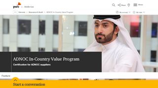 
                            7. ADNOC In-Country Value Program - PwC in the Middle East is an ...