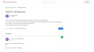 
                            9. Adobe CC user login loop | Adobe Community