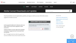 
                            3. Adobe Connect Downloads and Updates - Adobe Help Center