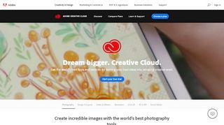 
                            2. Adobe Creative Cloud | Software and services for creative professionals