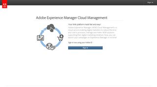 
                            3. Adobe Experience Manager Cloud Management