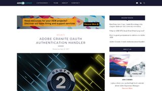 
                            9. Adobe Granite OAuth Authentication Handler - AEM Corner