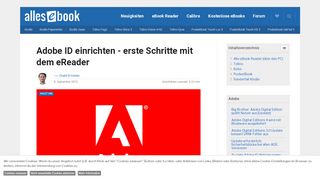 
                            8. Adobe ID einrichten – erste Schritte mit dem eReader ...