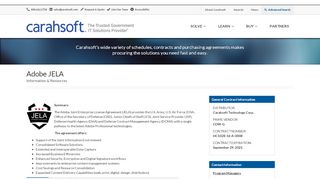 
                            6. Adobe Joint Enterprise License Agreement (JELA) - Carahsoft