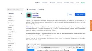 
                            5. Adobe Sign - Form Widgets | JotForm