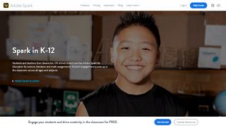 
                            6. Adobe Spark for Education