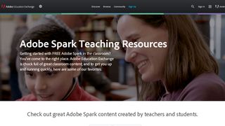 
                            9. Adobe Spark Teaching Resources - Adobe Education Exchange