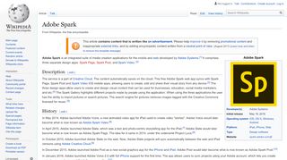 
                            6. Adobe Spark - Wikipedia