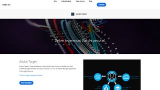 
                            3. Adobe Target - Adobe.io
