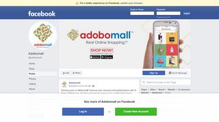 
                            6. Adobomall - E-commerce Website - Pasig - facebook.com