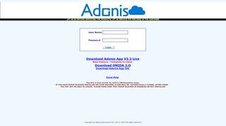 
                            8. Adonis Electronics Pvt. Ltd :: WEB-CRM : Login