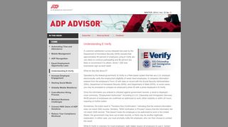 
                            7. ADP Advisor | Understanding E-Verify