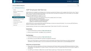 
                            9. ADP Employee Self Service - Become a National Board Assessor