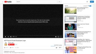 
                            4. ADP Payroll Portal Employee Login - YouTube