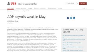 
                            7. ADP payrolls weak in May | UBS Global topics