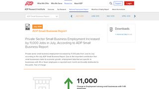 
                            9. ADP Small Business Report | July 2019