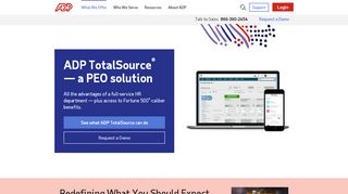 
                            1. ADP TotalSource ® — a PEO solution - adp.com