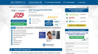 
                            6. ADP Vantage HCM Reviews: Overview, Pricing and Features