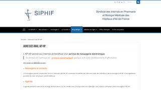 
                            4. Adresses mail AP-HP - siphif