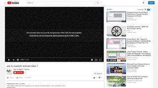 
                            8. ads to market1 tutorial video 1 - YouTube