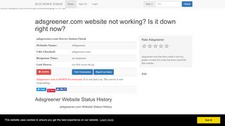 
                            8. adsgreener.com - Is Adsgreener down right now for …