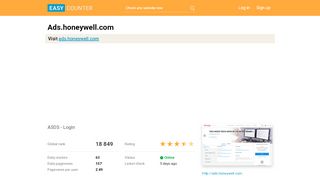 
                            7. Ads.honeywell.com: ASDS - Login - Easy Counter