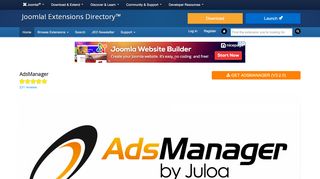 
                            9. AdsManager, by JULOA - Joomla Extension Directory