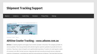 
                            7. ADSOne Courier Tracking – www.adsone.com.au