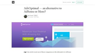 
                            5. AdsOptimal — an alternative to AdSense or More? - Rahil ...