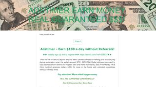 
                            1. ADSTIMER EARN MONEY REAL GUARANTEED