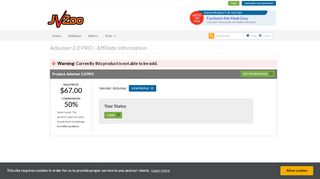 
                            4. Adsviser 2.0 PRO - Affiliate Information - JVZoo