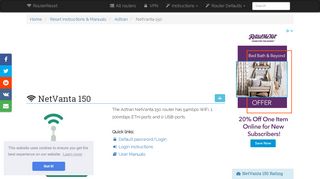 
                            9. Adtran NetVanta 150 Default Password & Login, Manuals and ...