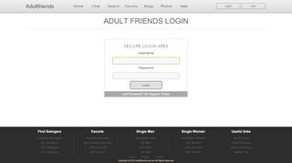 
                            5. Adult Friends Login