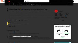
                            7. ADUP Failed, trying to update the drivers for my new/first ...