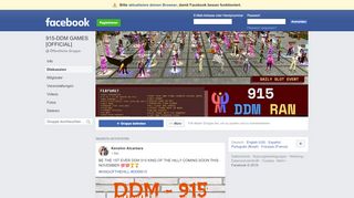 
                            1. ADV - 915 - DDM Games Official Öffentliche Gruppe | Facebook