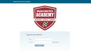 
                            7. Advance Auto Parts Academy: Login