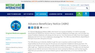 
                            6. Advance Beneficiary Notice (ABN) - Medicare Interactive