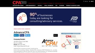 
                            3. AdvanceCPA - CPA Practice Advisor