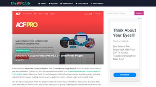 
                            8. Advanced Custom Fields Pro v5.7.7 – WordPress …