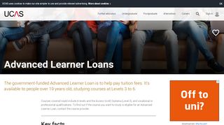 
                            9. Advanced Learner Loans | Undergraduate | UCAS