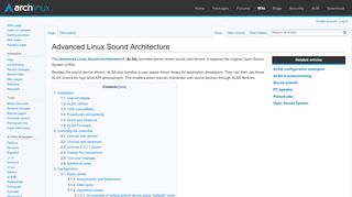 
                            8. Advanced Linux Sound Architecture - ArchWiki