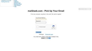 
                            8. Advanced Login - mail2web.com - Pick Up Your Email